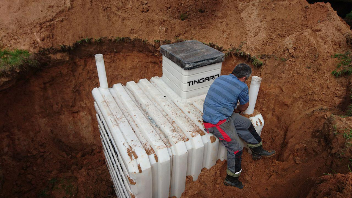 «Тингард 1900» - пластиковый бесшовный погреб