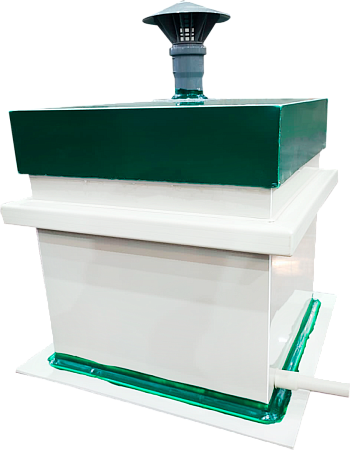 Внешний короб для компрессора квадратный